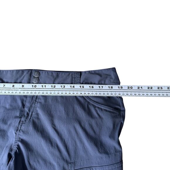 Prana Sage Convertible Pants Women’s 14 Gray Nylon Multi Pockets Hiking Outdoor - Picture 8 of 10
